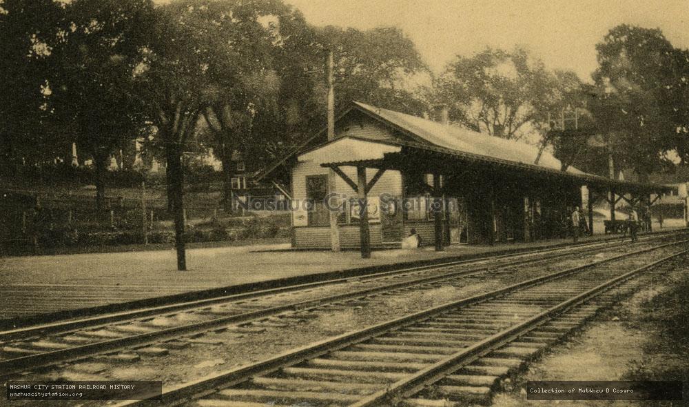 Postcard: Railroad Station, Bethel, Connecticut